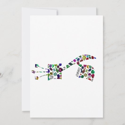 Gimmel – ヘブライ文字 招待状 (裏面)