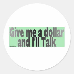 gimmie_dollar ラウンドシール
