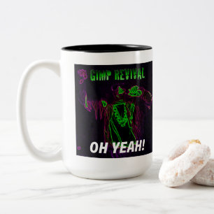 Gimpリバイバル2面Chug Mug ツートーンマグカップ
