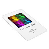 Gimpy "Live...Meow...Love"プレミアムFlexiマグネット マグネット (右側)