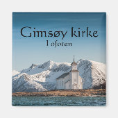Gimsoy Church Lofoten マグネット (正面)