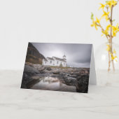 Gimsoy Church Lofoten Norway カード (黄色い花)