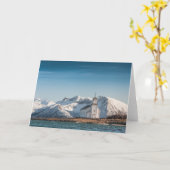 Gimsoy Church Lofoten Norway カード (黄色い花)