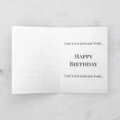 Gin and Bear It Birthday – Personalised Funny カード (内部)