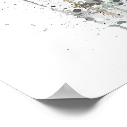 Gin Bottle Wall Art Print 'Bombshell' ポスター (角)