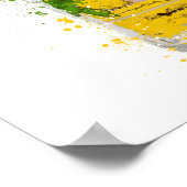 Gin Bottle Wall Art Print 'Zest' ポスター (角)