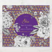 Gin Dotted bottle リキュールボトルラベル (シングルラベル)