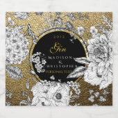 Gin Dotted bottle リキュールボトルラベル (シングルラベル)