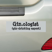 Gin.ologistバンパーステッカー バンパーステッカー (車上)