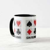 Gin Rummy Playerマグ – 選択スタイル&カラー マグカップ (正面左)