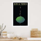 Gin & Tonic (大規模アーカイブ紙ポスター) ポスター (キッチン)