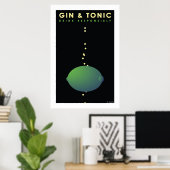 Gin & Tonic (大規模アーカイブ紙ポスター) ポスター (ホームオフィス)