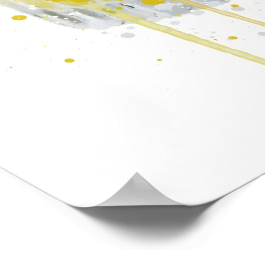 Gin & Tonic 'Lemon and Thyme ポスター (角)