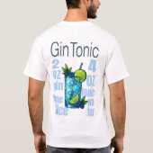 Gin Tonic T-Shirt – Crisp Botanical Cocktail Tシャツ (裏面)