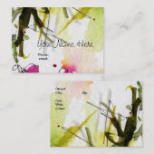 Ginetteによるカスタマイズ可能なアーティフル名刺 名刺 (正面/裏面)