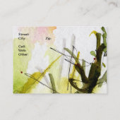 Ginetteによるカスタマイズ可能なアーティフル名刺 名刺 (裏面)