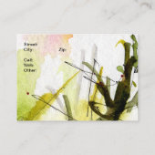 Ginetteによるカスタマイズ可能なアーティフル名刺 名刺 (裏面)