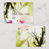 Ginetteによるカスタマイズ可能なアーティフル名刺 名刺 (正面/裏面)