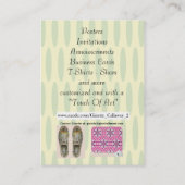 Ginetteによアートる名刺カスタマイズデザイン 名刺 (裏面)