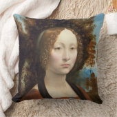 Ginevraのde Benci、c. 1474年- 78 クッション (ブランケット)