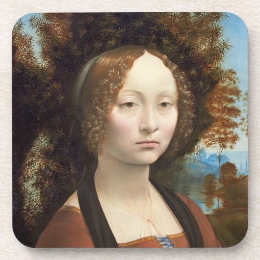 Ginevraのde Benci、c. 1474年- 78 コースター (正面)