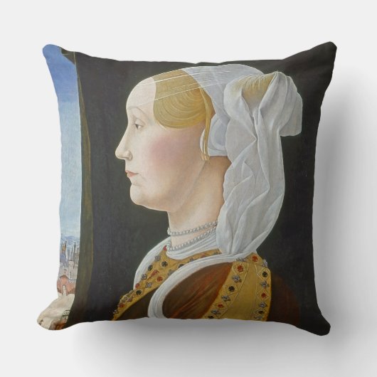 Ginevra Bentivoglio、c. 1474年- 77 クッション (正面)