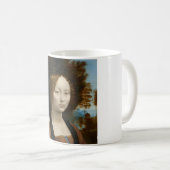 Ginevra de Benci by Leonardo da Vinci コーヒーマグカップ (正面右)