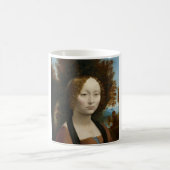 Ginevra de Benci by Leonardo da Vinci コーヒーマグカップ (中央)