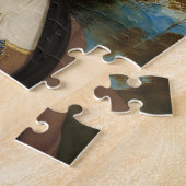 Ginevra de' Benci by Leonardo Da Vinci ジグソーパズル (側面)