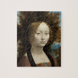 Ginevra de' Benci by Leonardo Da Vinci ジグソーパズル