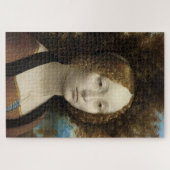 Ginevra de' Benci by Leonardo Da Vinci ジグソーパズル (横)