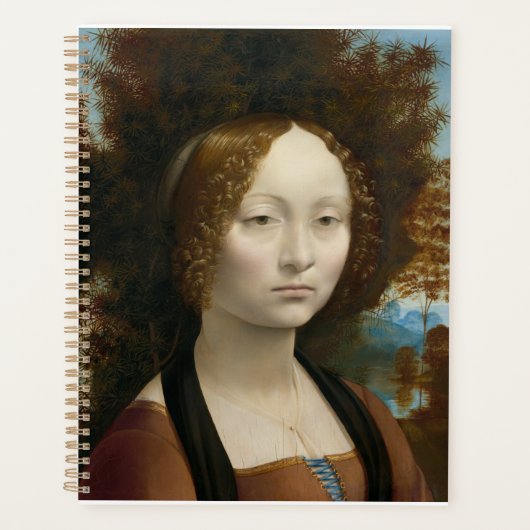 Ginevra de Benci by Leonardo da Vinci プランナー手帳 (正面)