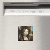 Ginevra de' Benci by Leonardo Da Vinci マグネット (インサイチュ (食洗機))