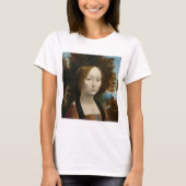 Ginevra de Benci by Leonardo da Vinci Tシャツ (正面)