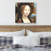 Ginevra de' Benci, c.1474- 78 キャンバスプリント (インサイチュ (寝室))