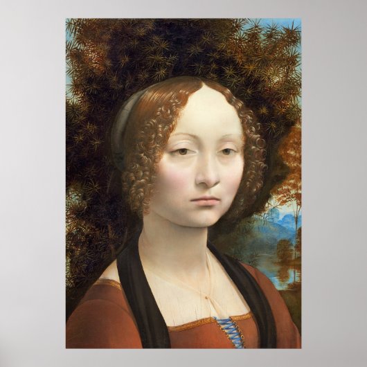 Ginevra de' Benci, c.1474- 78 ポスター (正面)