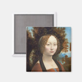 Ginevra de' Benci, c.1474- 78 マグネット (正面/裏面)