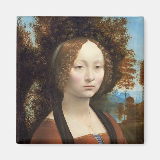 Ginevra de' Benci, c.1474- 78 マグネット (正面)