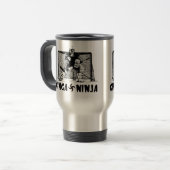 Gingaの忍者-ホッケーのゴールキーパー トラベルマグ (正面左)