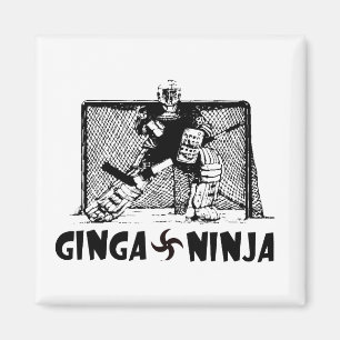 Gingaの忍者-ホッケーのゴールキーパー マグネット