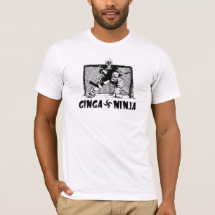 Gingaの忍者-ホッケーのゴールキーパー Tシャツ
