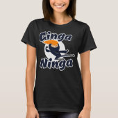 Ginga Ninga - Funny Redhead Ninja Gift Tシャツ (正面)