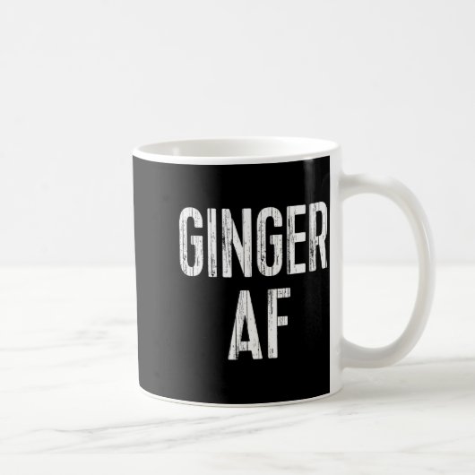 Ginger Af Shirt Irish Men Women St Patricks Day  コーヒーマグカップ (右)