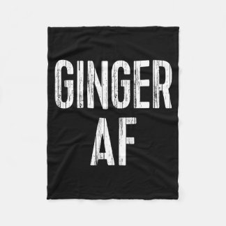 Ginger Af Shirt Irish Men Women St Patricks Day  フリースブランケット