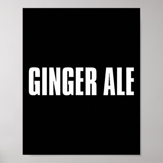 Ginger Ale Thanksgiving Costume Funny Drinks And B ポスター (正面)
