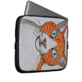 Ginger and white cat Electronics Bag ラップトップスリーブ (正面右)