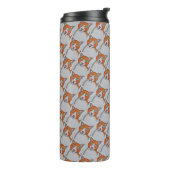 Ginger and White cat Thermal Tumbler タンブラー (回転左)