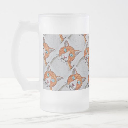 Ginger and White Frosted mug フロストグラスビールジョッキ (左)