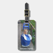 Ginger Cat  ラゲッジタグ (正面縦)