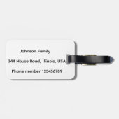 Ginger Cat  ラゲッジタグ (裏面横)